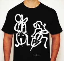 DOUBLE-BASS CELLO STICK FIGURES